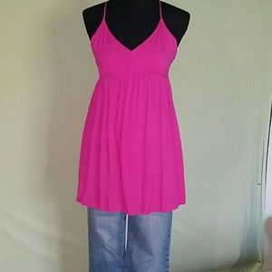 Halter top and Tommy Hilfiger jean capris