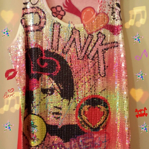 Limited Edition Pink Sequined Tank Top