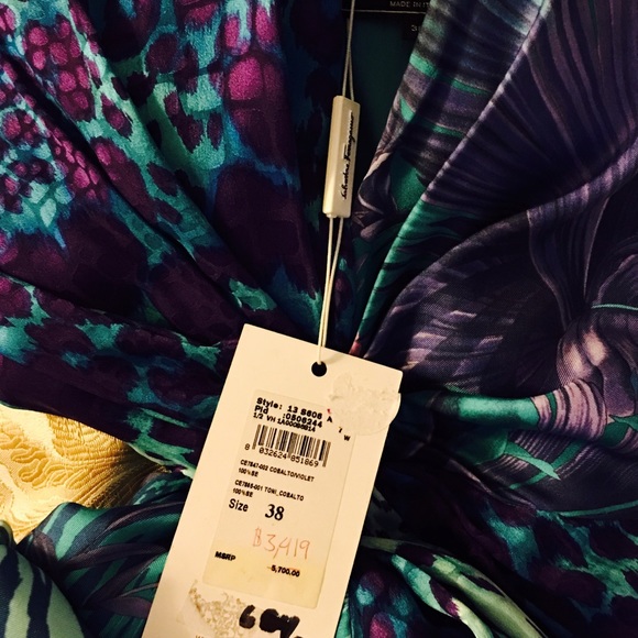 SOLD 🚫 FERRAGAMO gown NWT $5,700 retail - Picture 2 of 4