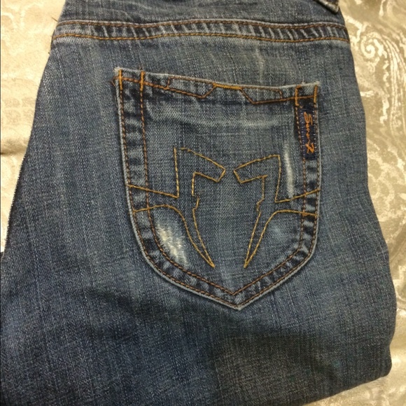 Seven7 For All Mankind Jeans med blue