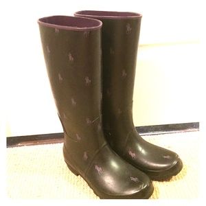 Ralph Lauren knee-high rain boots