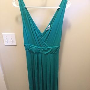 Turquoise maxi dress by Old Navy