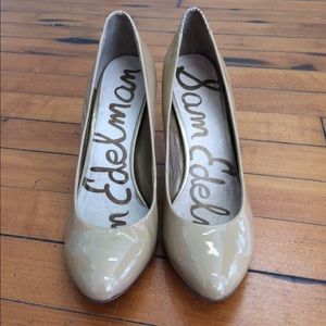 Sam Edelman nude patent pumps ***NEVER WORN***