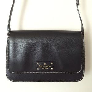 Kate Spade Black Leather Crossbody