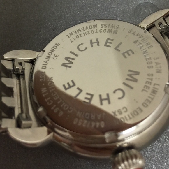 NWT MICHELE CSXJardin black diamonD limitededition main image 4