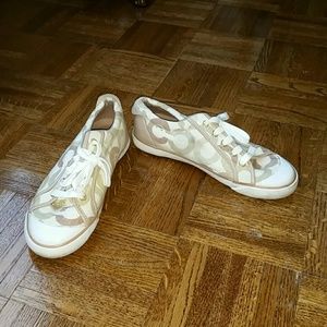 Coach canvas sneakers