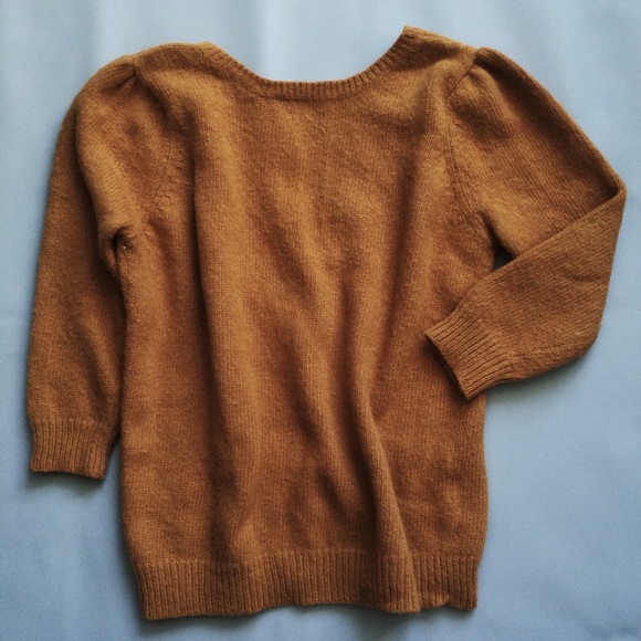 Zara open back sweater