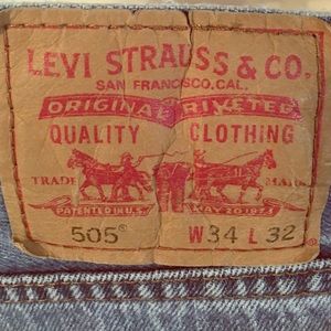 MEN's Levi Jeans 34X32