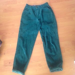 Vintage corduroy high-waisted pants. Good quality
