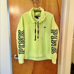 PINK cowl neck sweatshirt