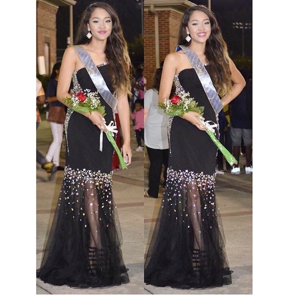 Prom Mermaid Black Homecoming Formal Dress