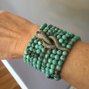 Turquoise Beaded Bracelet.