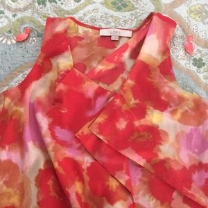 Loft Sleeveless Blouse sz XS