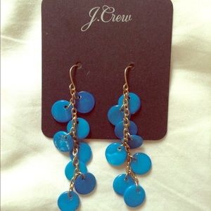 Blue J. Crew Earrings