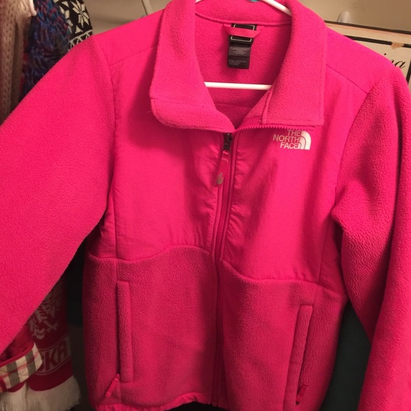 Hot pink north face