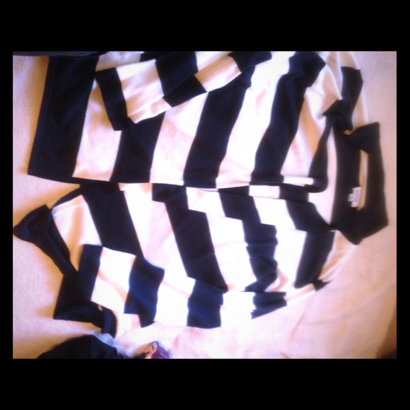 Black and white cardigan