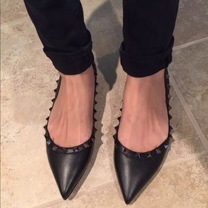 Valentino rockstud flats