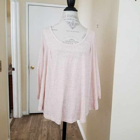 Free People Dark Oatmeal Top - Picture 4 of 6