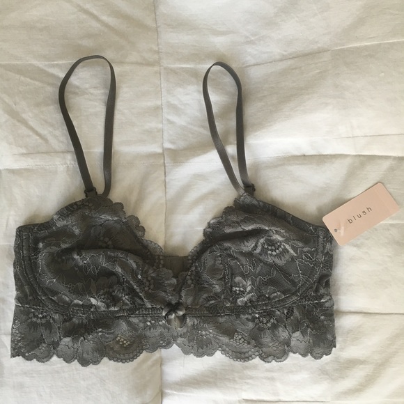 Blush Intimates & Sleepwear - Blush Lingerie Sweetest Sin Grey Bralette Blush Intimates & Sleepwear - Blush Lingerie Sweetest Sin Grey Bralette