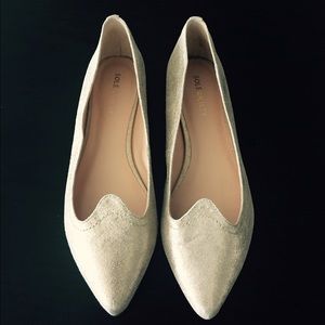 Sole Society gold flats! Size 7