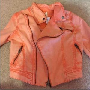 Coral jean jacket