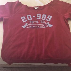 American eagle half sleeve sweater