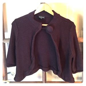 Bebe Brown Thick Knit Sweater