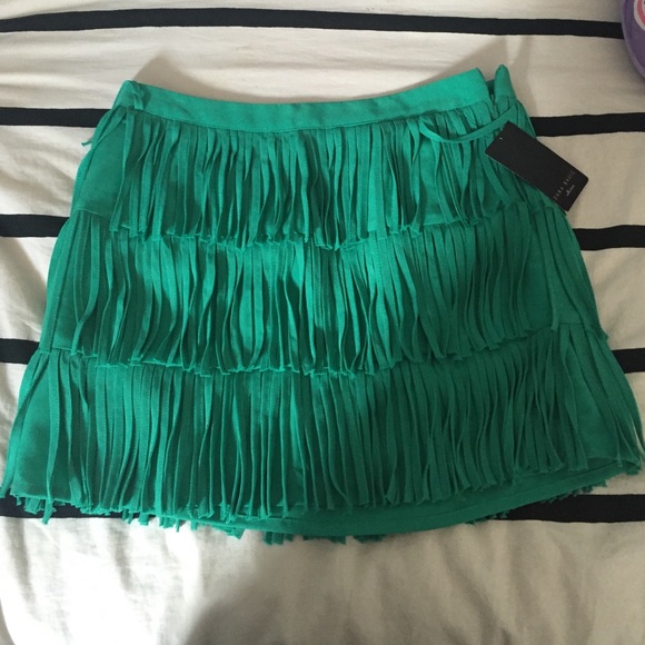 Zara fringe skirt