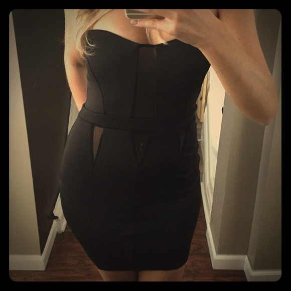 Strapless Black Dress
