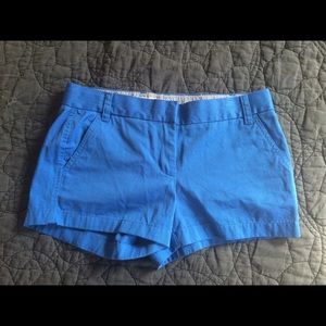 J crew blue chino shorts
