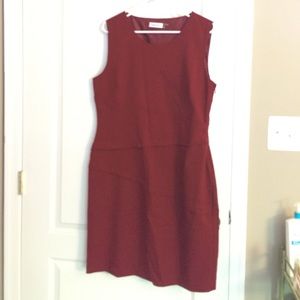 Red Calvin Klein Cocktail Dress