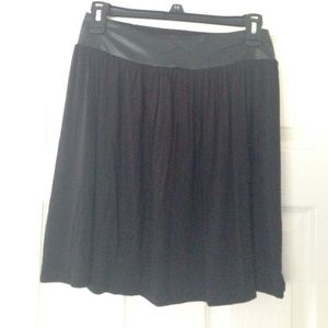 Black skirt with elastic waist size M