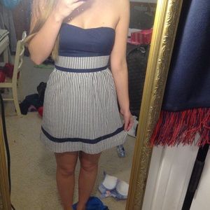 Tube Pinstripe Dress from Delia's