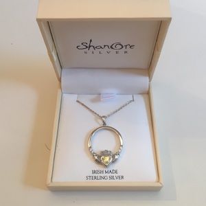 Irish Made Claddaugh Necklace