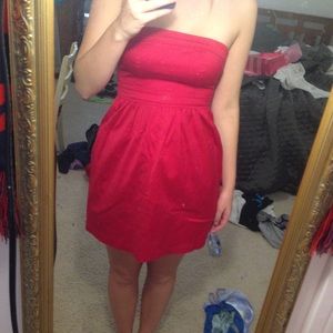 Red Tube Dress From Delia's