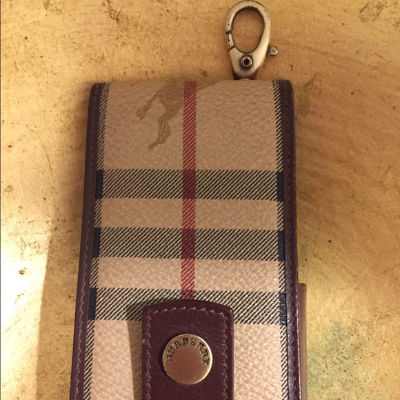 Burberry IPod case.