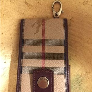 Burberry IPod case.