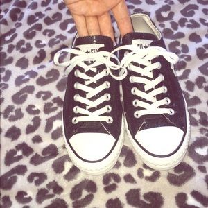 Women's Black Sparkle Converse