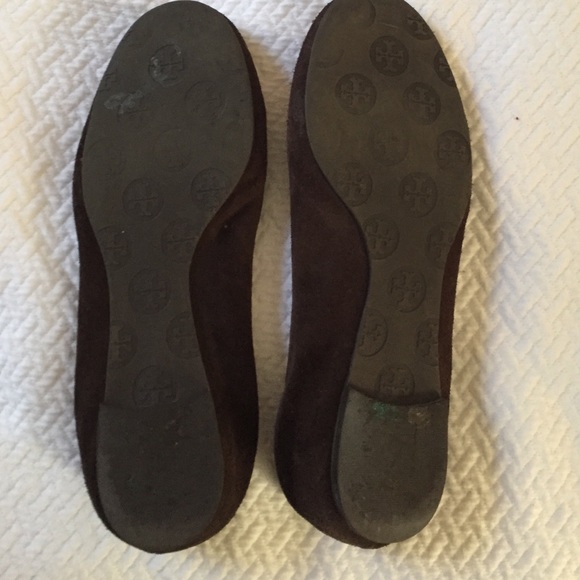 Tory Burch Brown Suede Reva size 7 - Picture 3 of 3