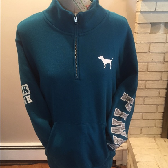 Bundled for torcasio31 Pink VSHalf Zip Sweatshirt - Picture 2 of 4