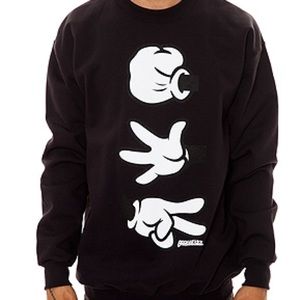 Black Rock, Paper, Scissors Sweatshirt