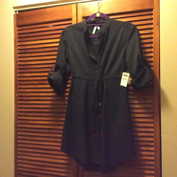 Black Shirt Dress
