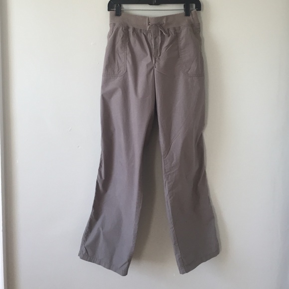 Loft cotton pants with tie string waist