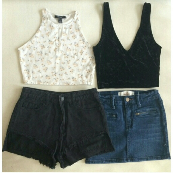 Flower crop top