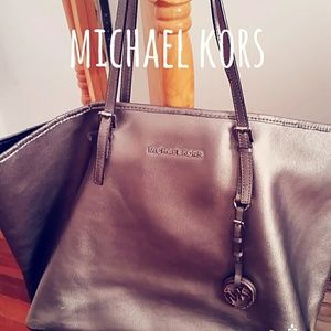 AUTHENTIC Limited Edition SILVER MICHAEL KORS TOTE