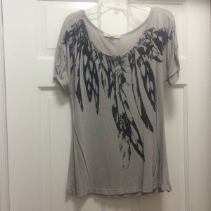 Feather short sleeve