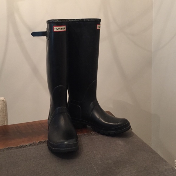 Hunter boots, almost brand new.