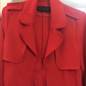 Zara Red Jacket. Like new