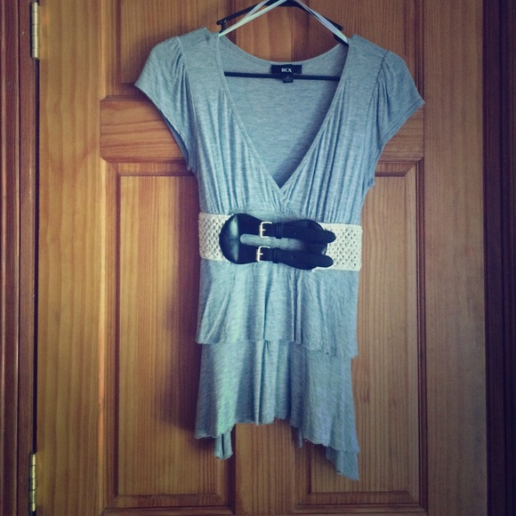 Belted blouse