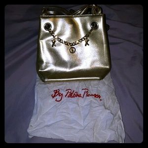 Gold Paloma Picasso handbag 100% Authentic